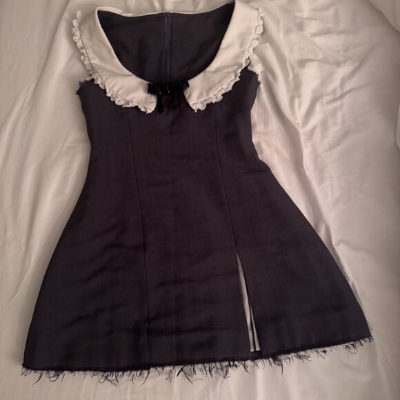 SHUSHU/TONG Round Neck Sleeveless Dress - Picture 2 of 3